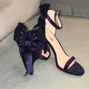 Bow Velvet Heels